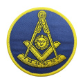 Neues Design rund Filzstickeisen auf Patch Custom Masonic Sticked Patches